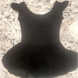 🩰 Girls ballet Leo with skirt in black